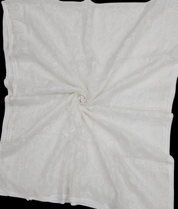 Kota Chex Dyeable Embroidered Dupatta KC2 | Ivaara