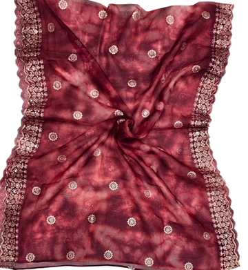 Orgenza Digital Cutwork Dupattas - IVAARA