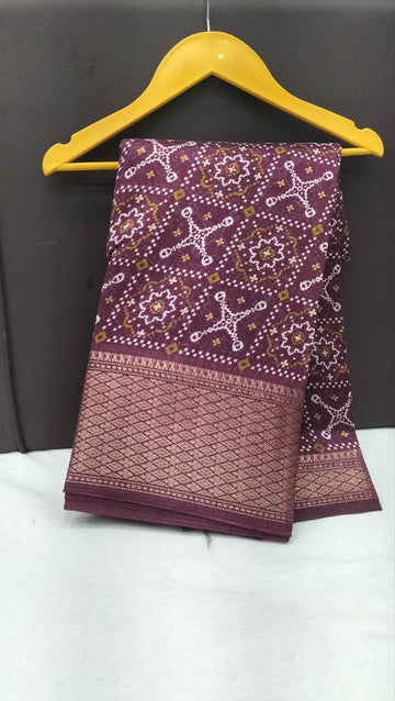 Designer Cotton Blend Saree (CB6) | Ivaara