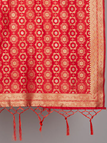 Banarasi Jacquard Weave Dupatta (BSD-7) | Ivaara.