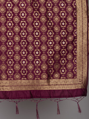 Banarasi Jacquard Weave Dupatta (BSD-8) | Ivaara.