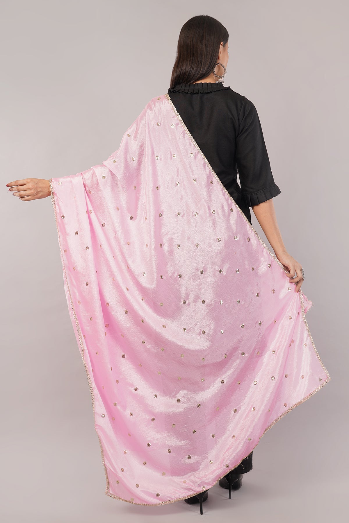 Ivaara Chinnon Butti Dupatta – Soft, Lightweight, Embroidered Dupatta for Women - IVAARA