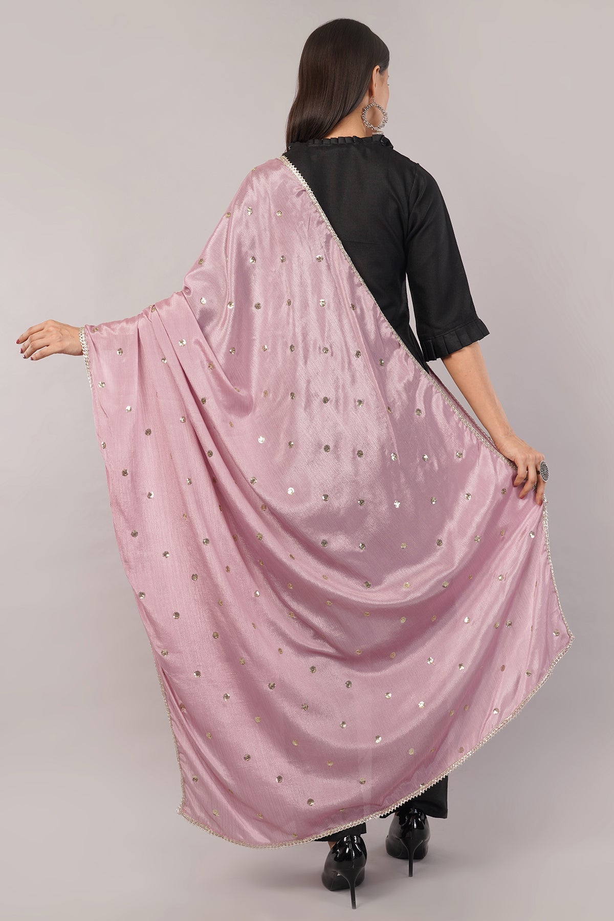 Ivaara Chinnon Butti Dupatta – Soft, Lightweight, Embroidered Dupatta for Women - IVAARA