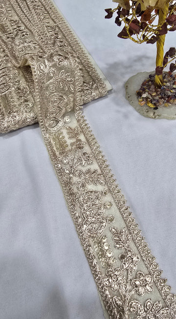 Embroidered Lace (L-6884) (9mtrs) | IVAARA.