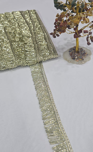 Jhalar Lace (R-225G) (9mtrs) | IVAARA.