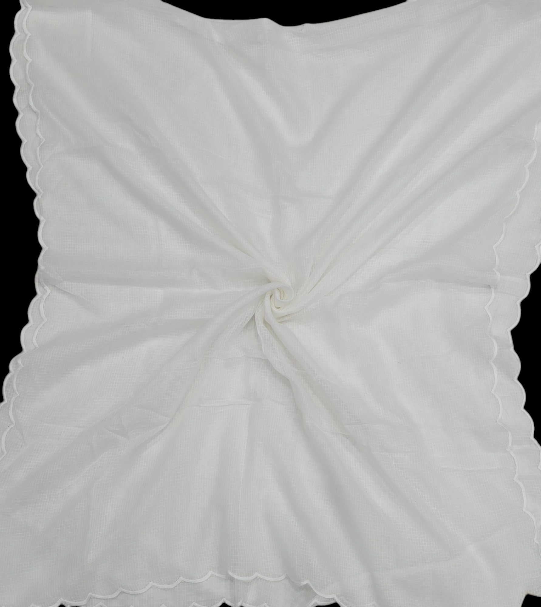 Kota Chex Dyeable Dupatta for Women | 4-Side Scalping | Ivaara