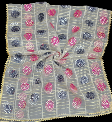 Dyeable Organza Handwork Dupatta | Dupatta for Women | IVAARA