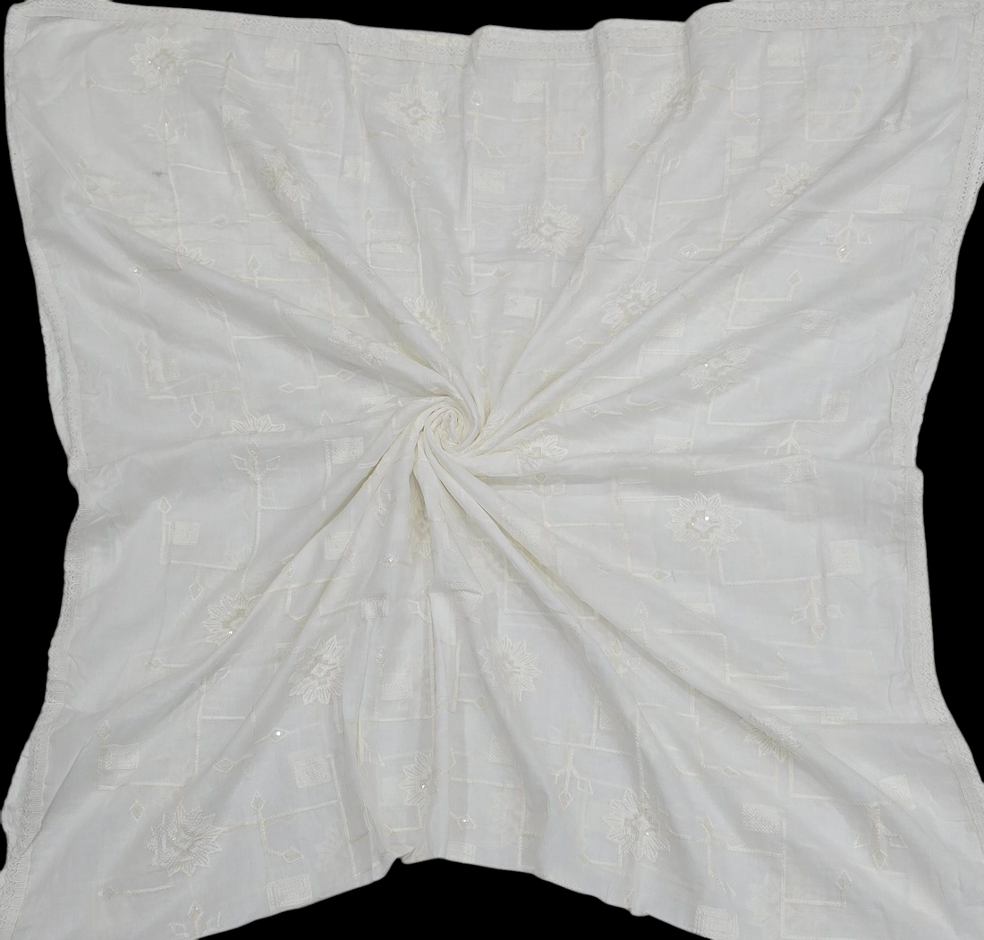 Cotton Spark – Dupatta with Subtle Sequins Shine | Easy Elegance for Everyday Wear | IVAARA
