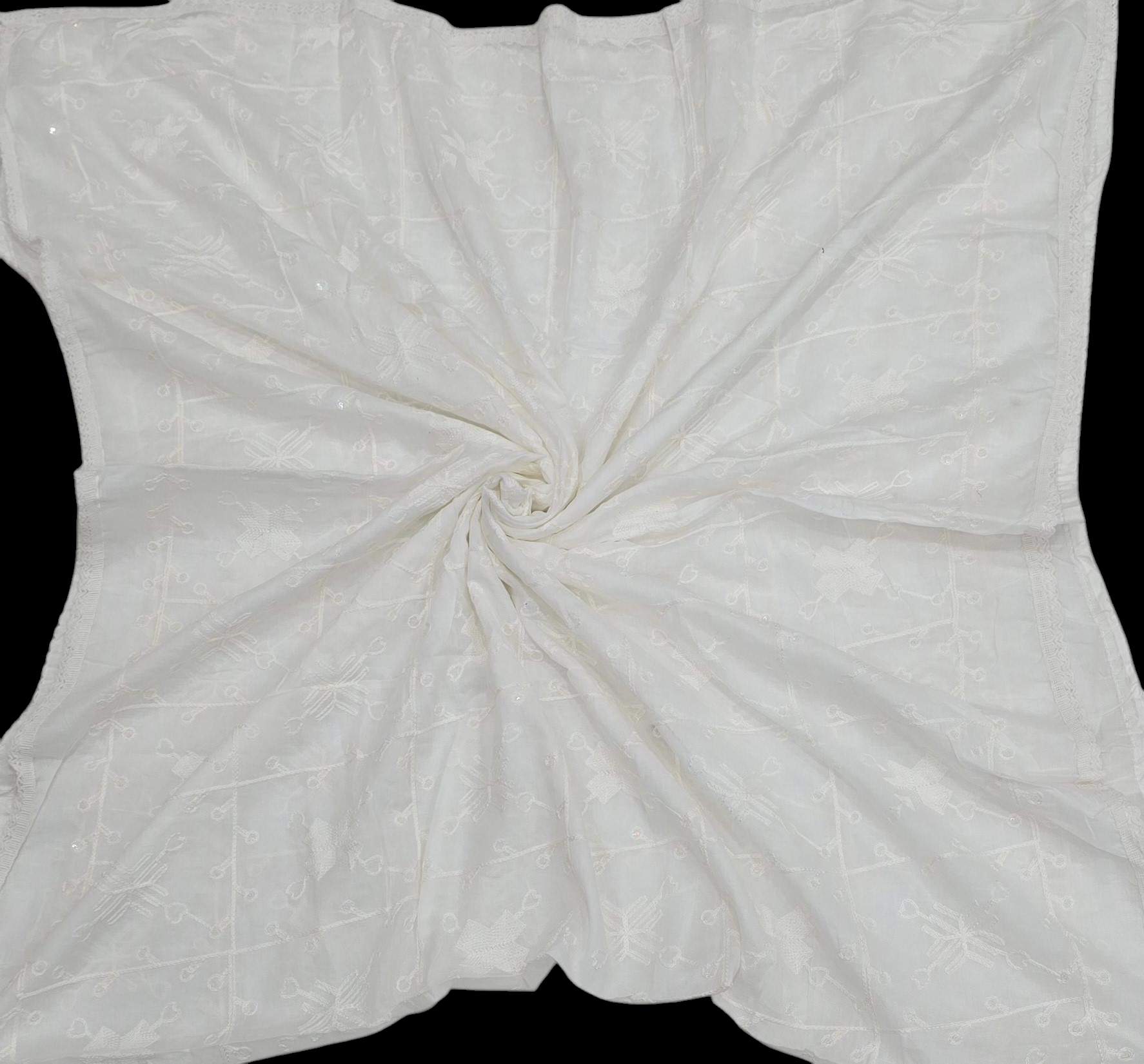 Cotton Spark – Dupatta with Subtle Sequins Shine | Easy Elegance for Everyday Wear | IVAARA