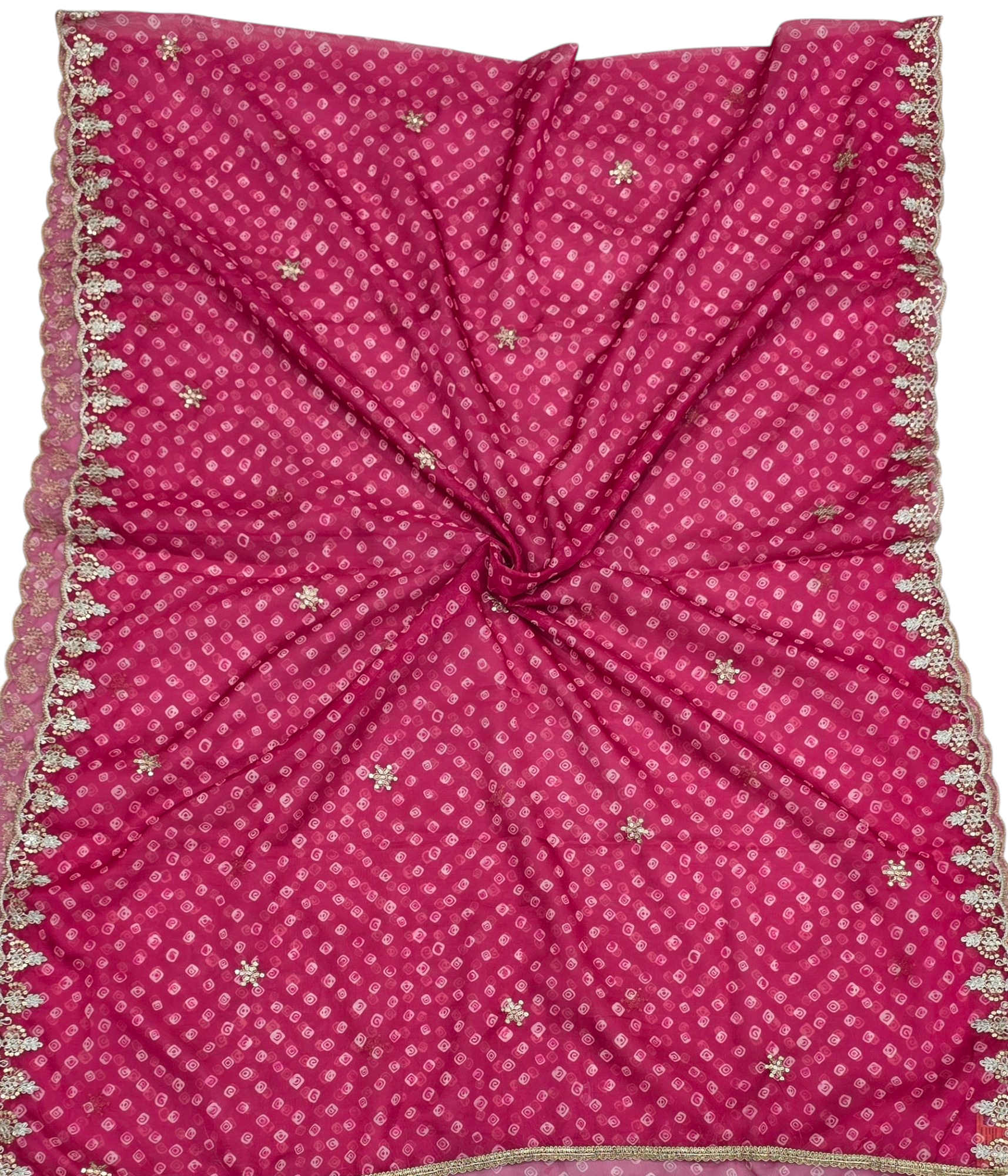Tebby Orgenza Digital Cutwork Dupatta - Ivaara