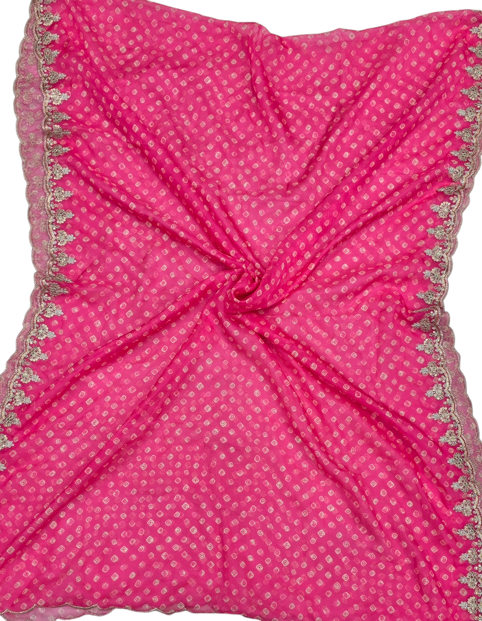 Tebby Orgenza Digital Cutwork Dupatta - Ivaara