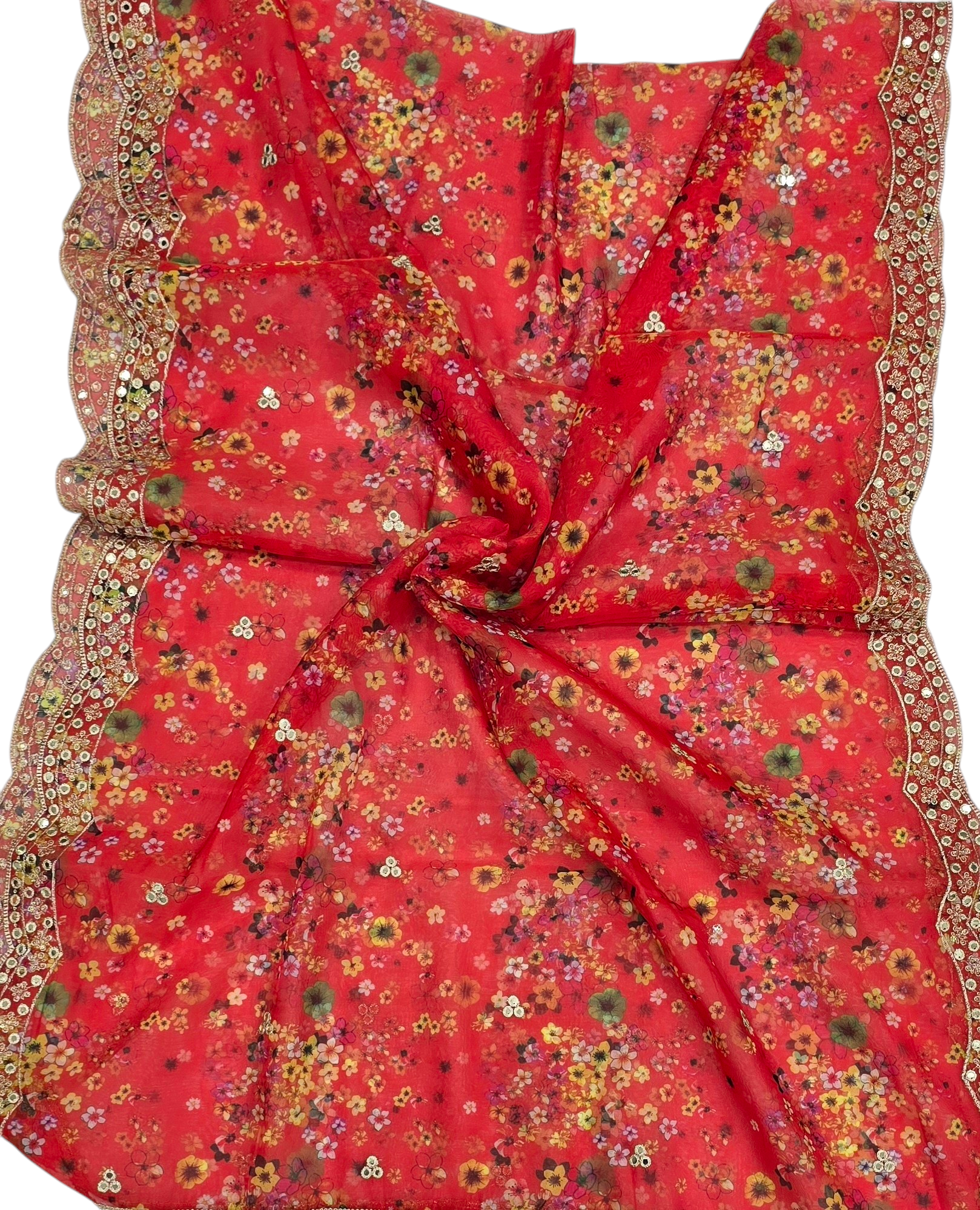 Orgenza Digital Cutwork Dupattas - IVAARA