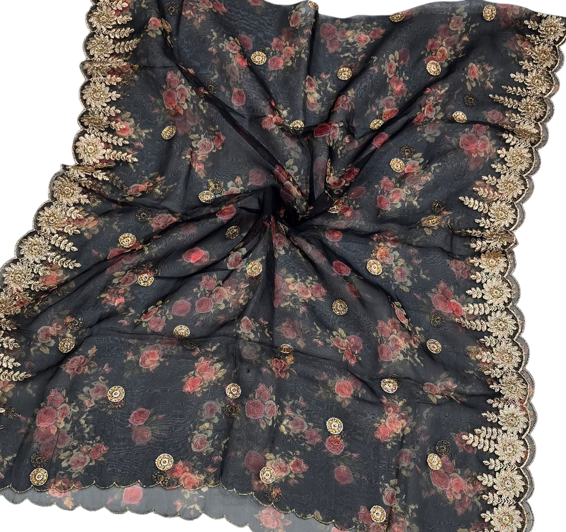 Orgenza Digital Cutwork Dupattas - IVAARA