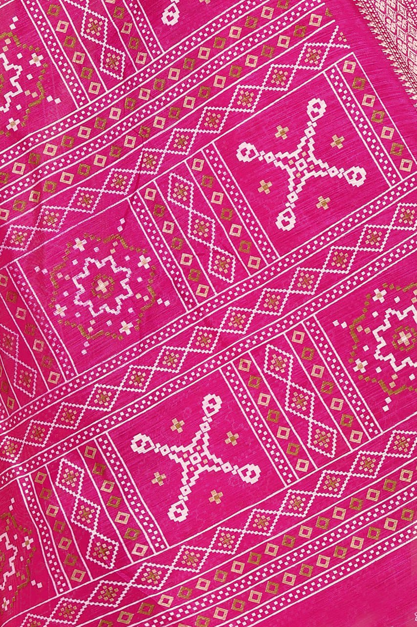 Designer Cotton Blend Saree (CB5) | Ivaara
