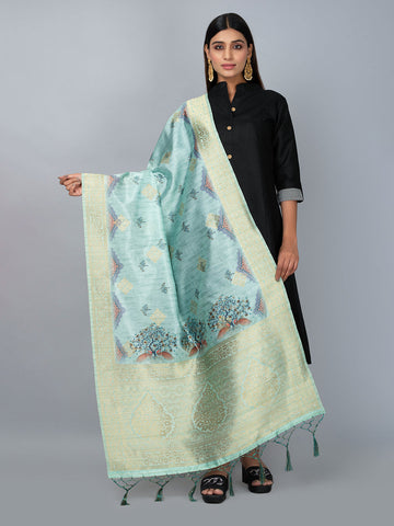 Banarasi Digital Printed Dupatta Ivaara (BDP-12)