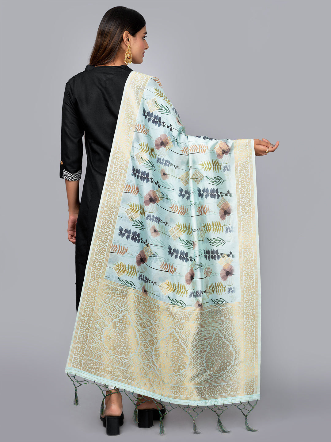 Banarasi Digital Printed Dupatta Ivaara (BDP-15).