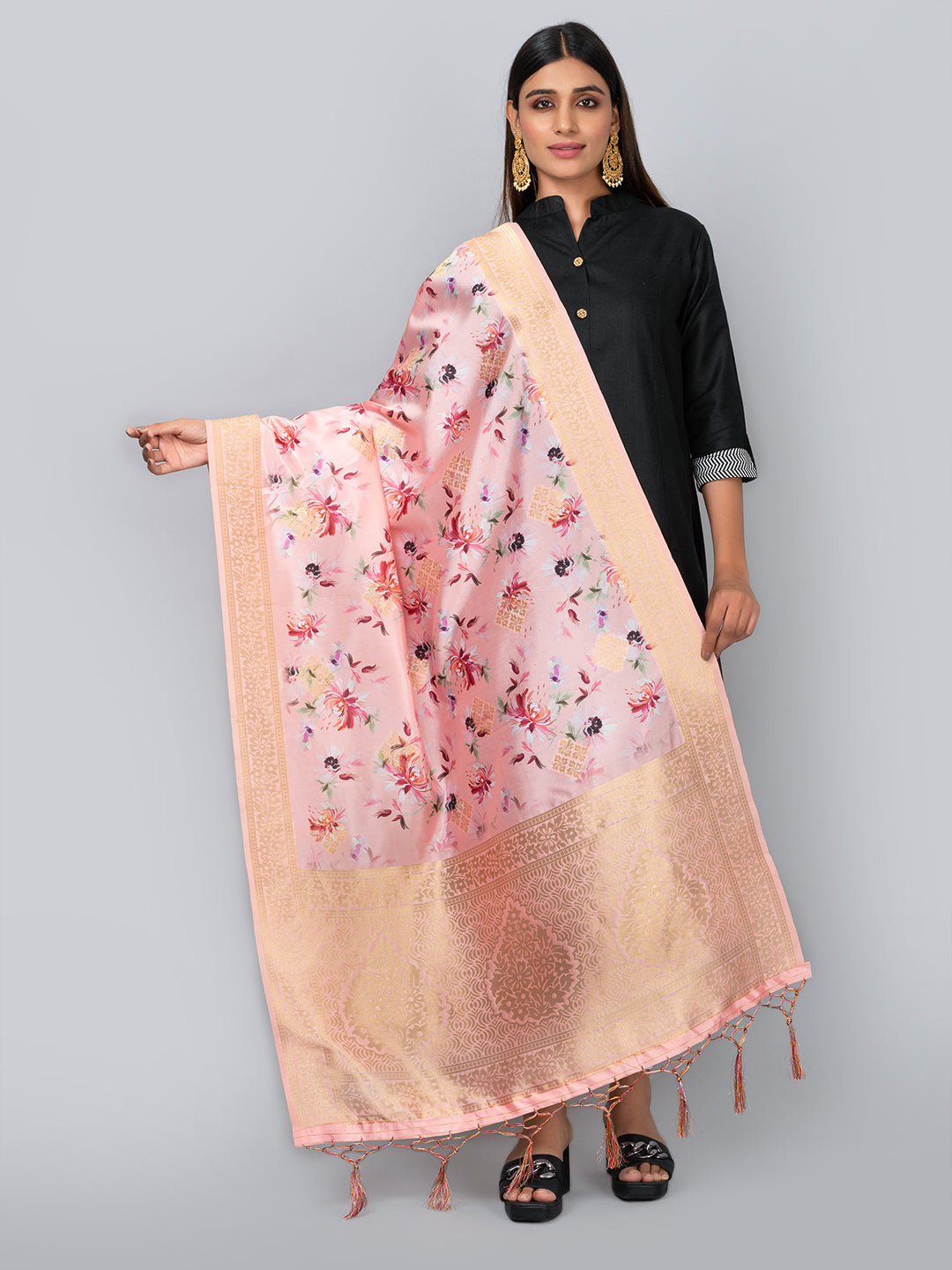 Banarasi Digital Printed Dupatta Ivaara (BDP-16).