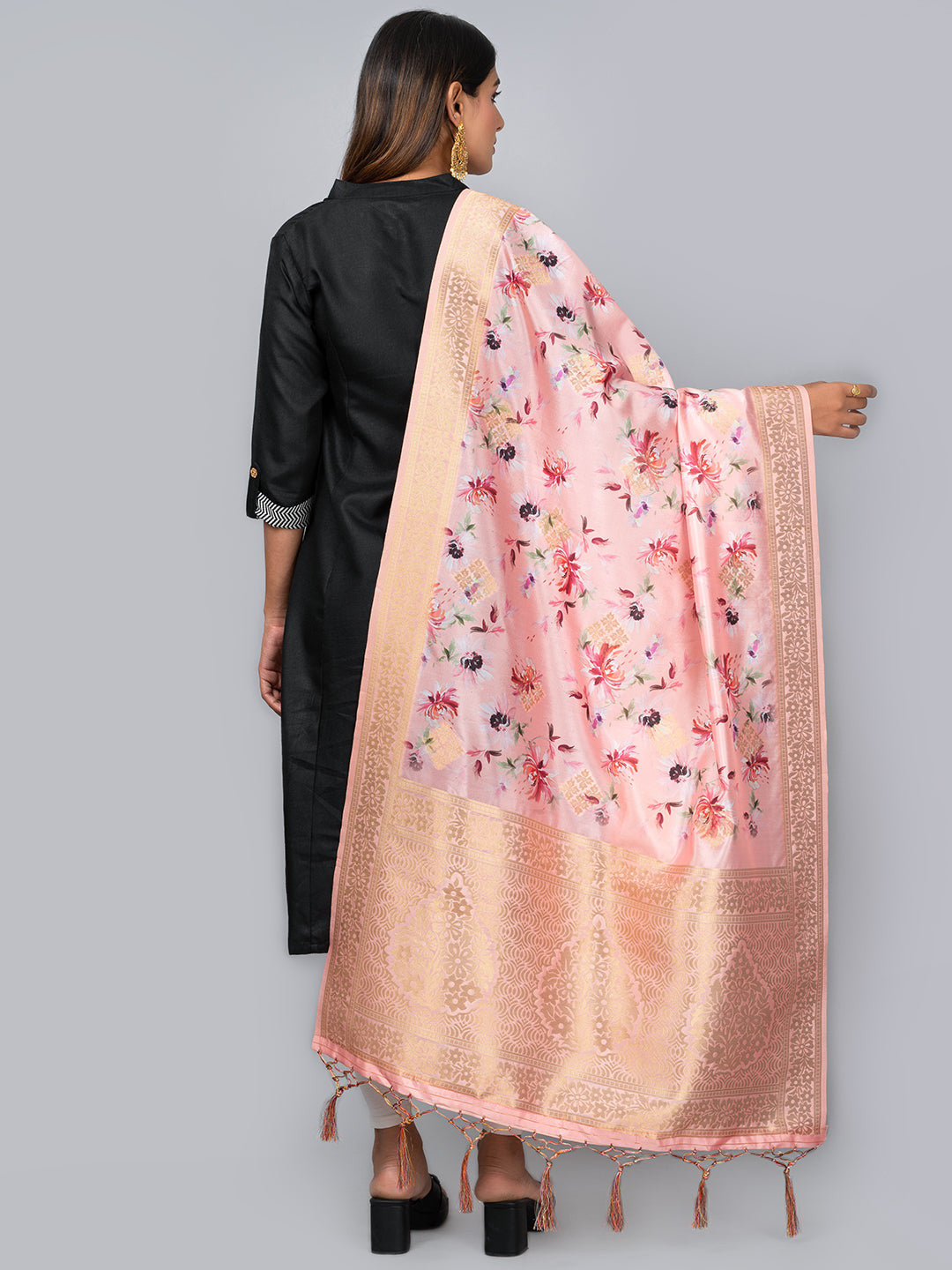 Banarasi Digital Printed Dupatta Ivaara (BDP-16).