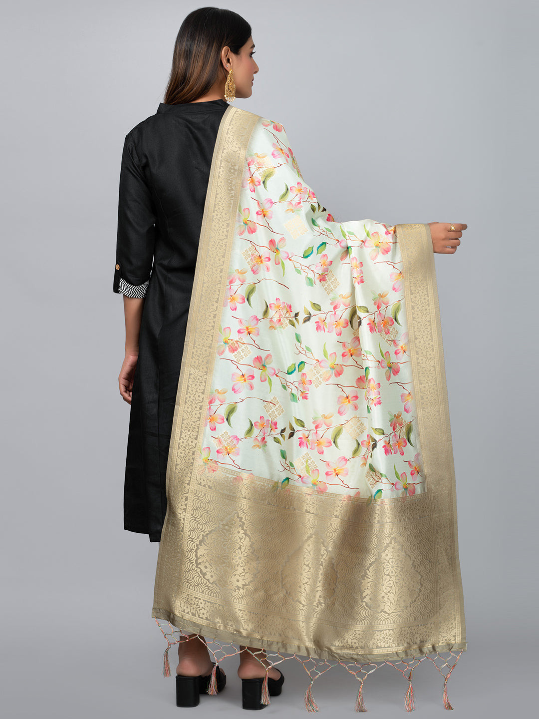 Banarasi Digital Printed Dupatta Ivaara (BDP-18).
