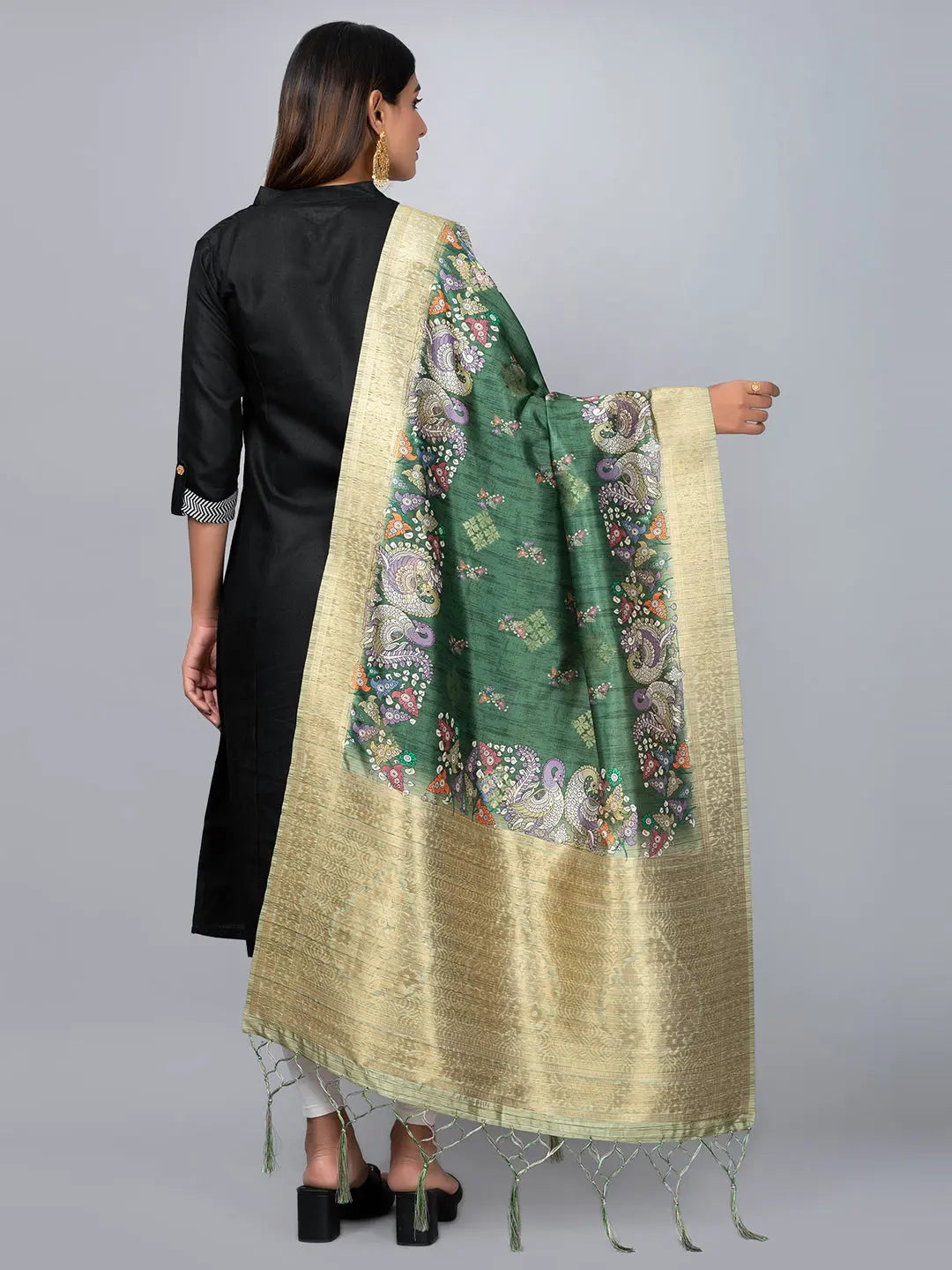 Banarasi Digital Printed Dupatta Ivaara (BDP-1).