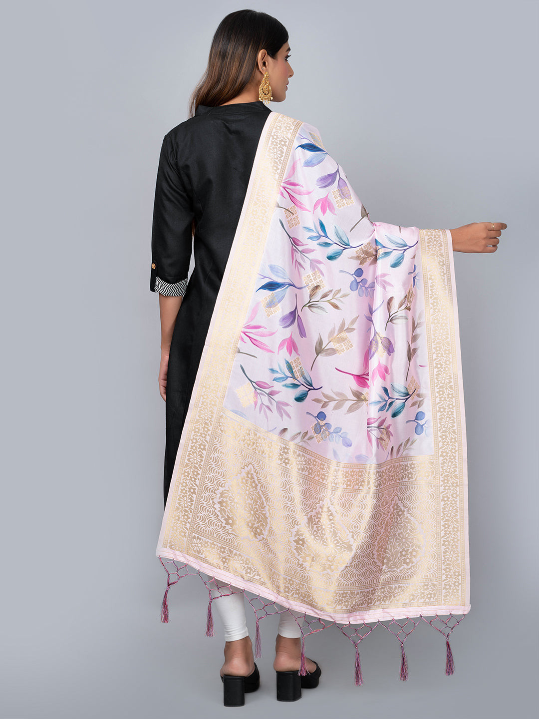 Banarasi Digital Printed Dupatta (BDP-21) | Ivaara.