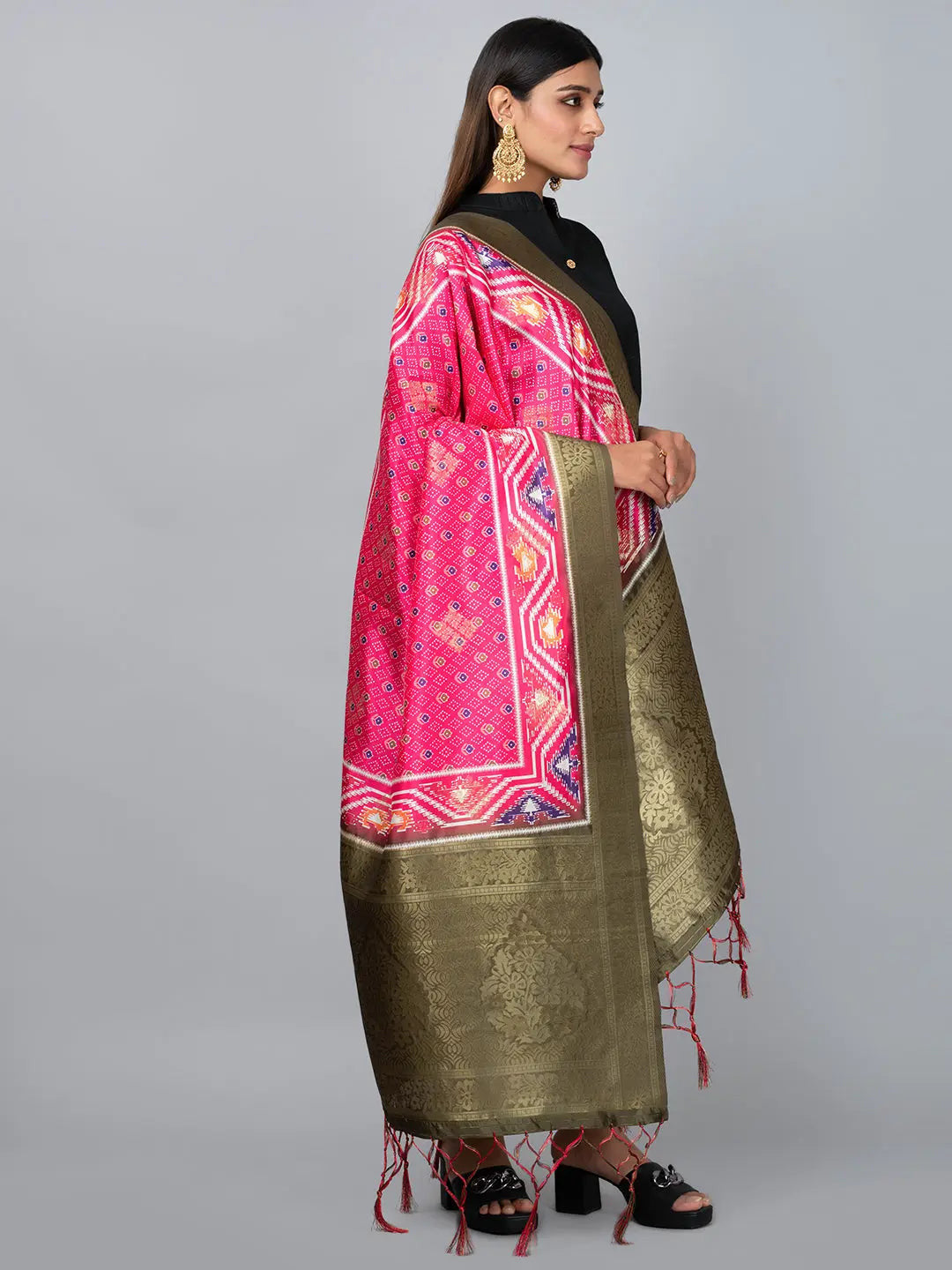 Banarasi Digital Printed Dupatta Ivaara (BDP-2).
