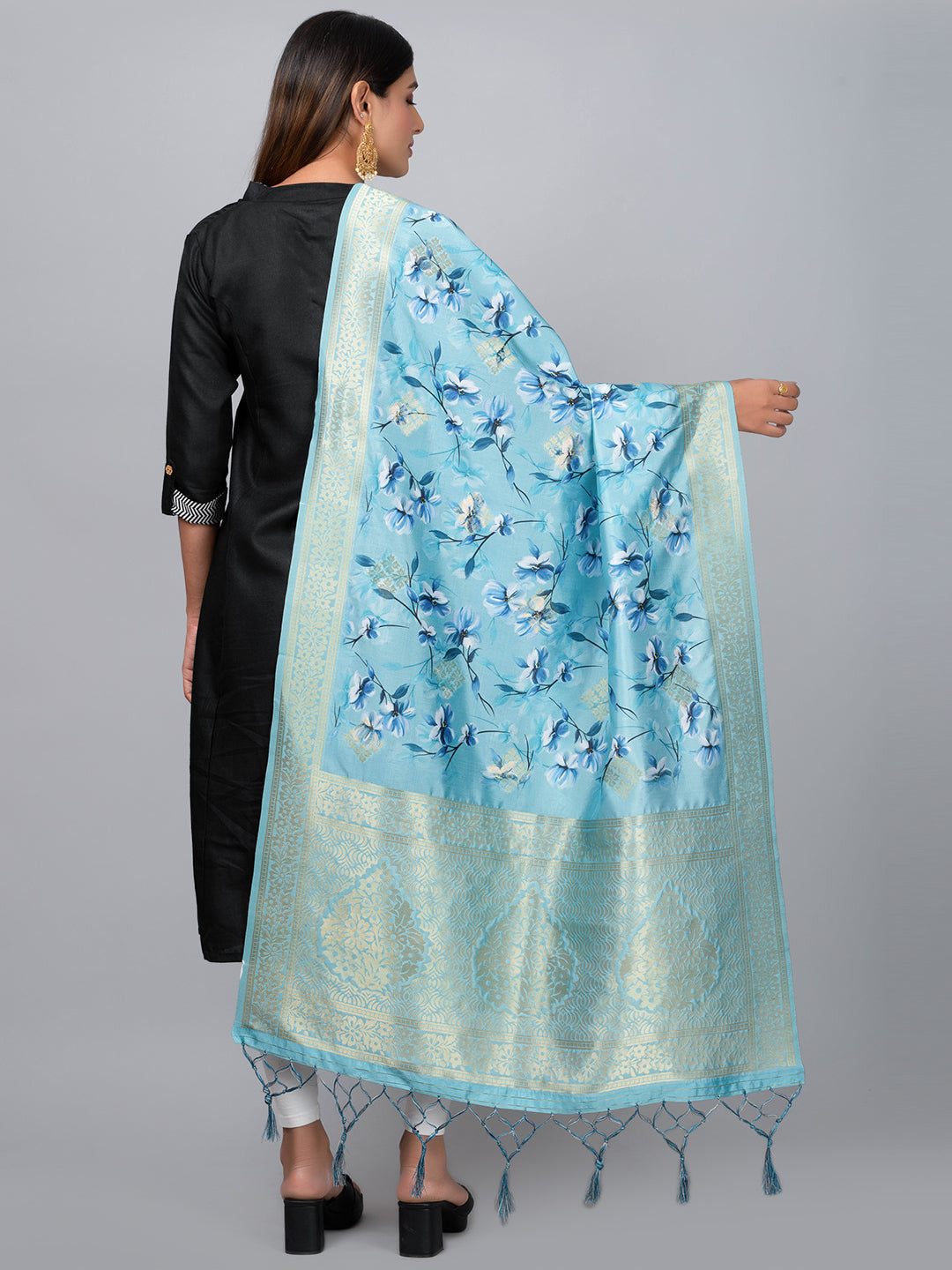 Banarasi Digital Printed Dupatta Ivaara (BDP-3).