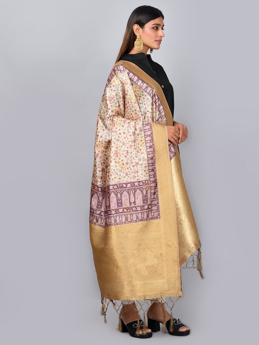 Banarasi Digital Printed Dupatta Ivaara (BDP-4).