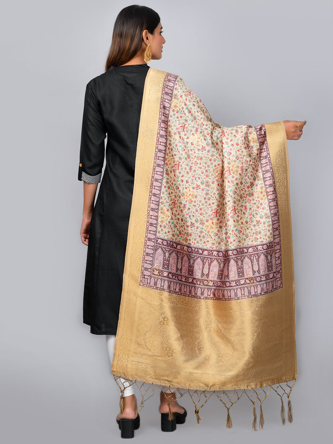Banarasi Digital Printed Dupatta Ivaara (BDP-4).