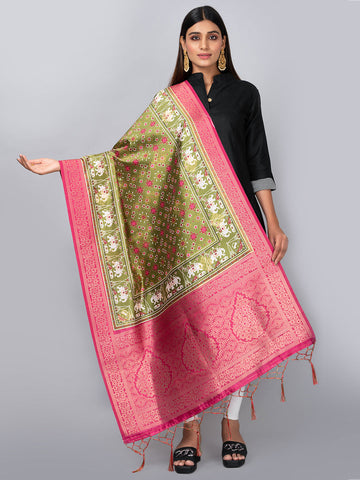 Banarasi Digital Printed Dupatta Ivaara (BDP-5)