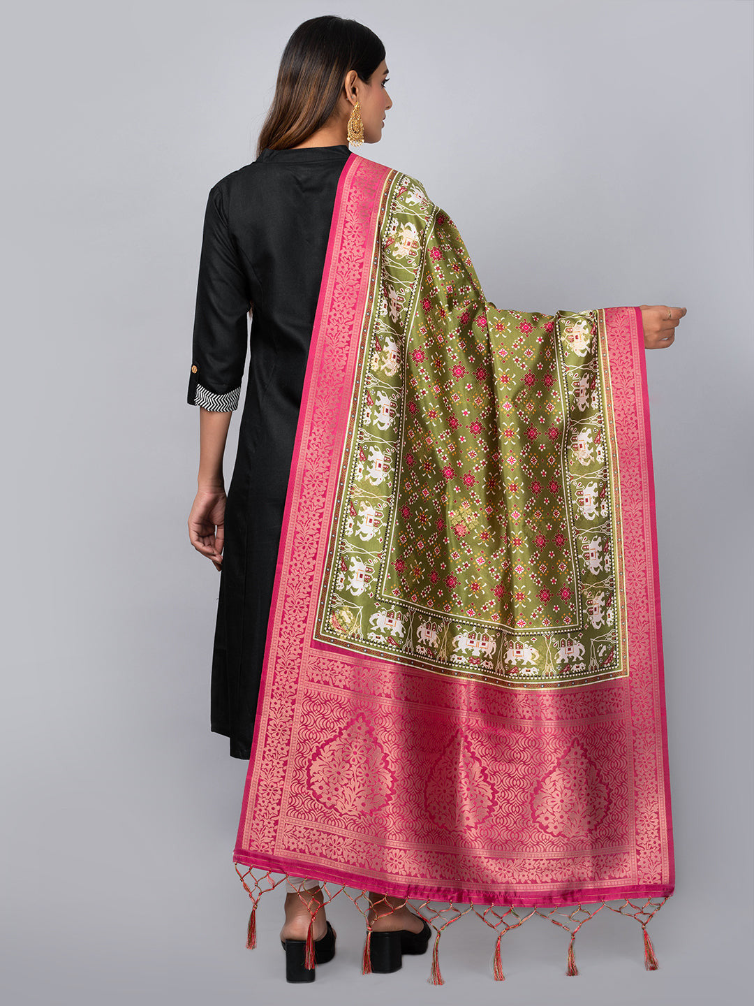 Banarasi Digital Printed Dupatta Ivaara (BDP-5).