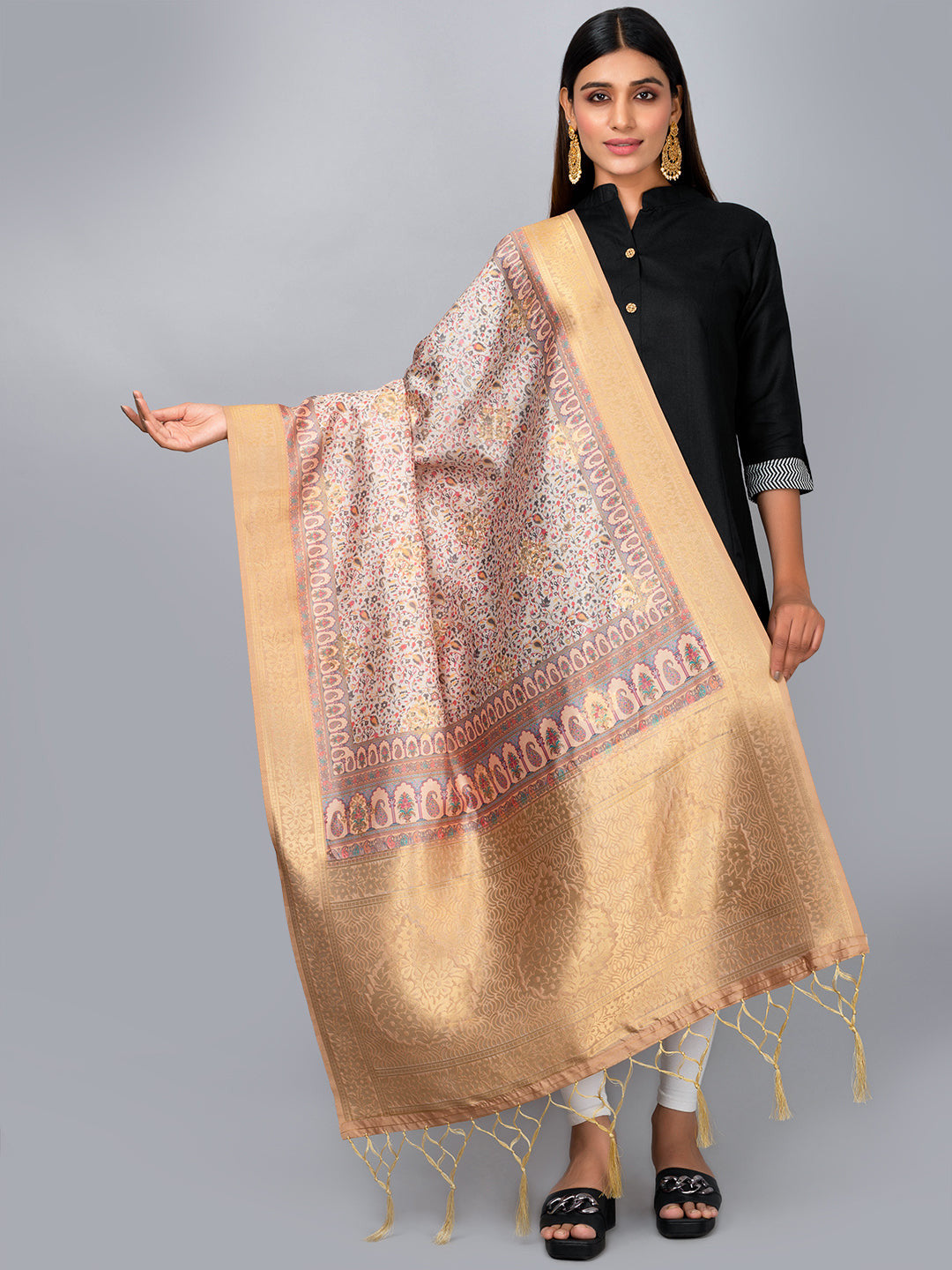 Banarasi Digital Printed Dupatta Ivaara (BDP-7).