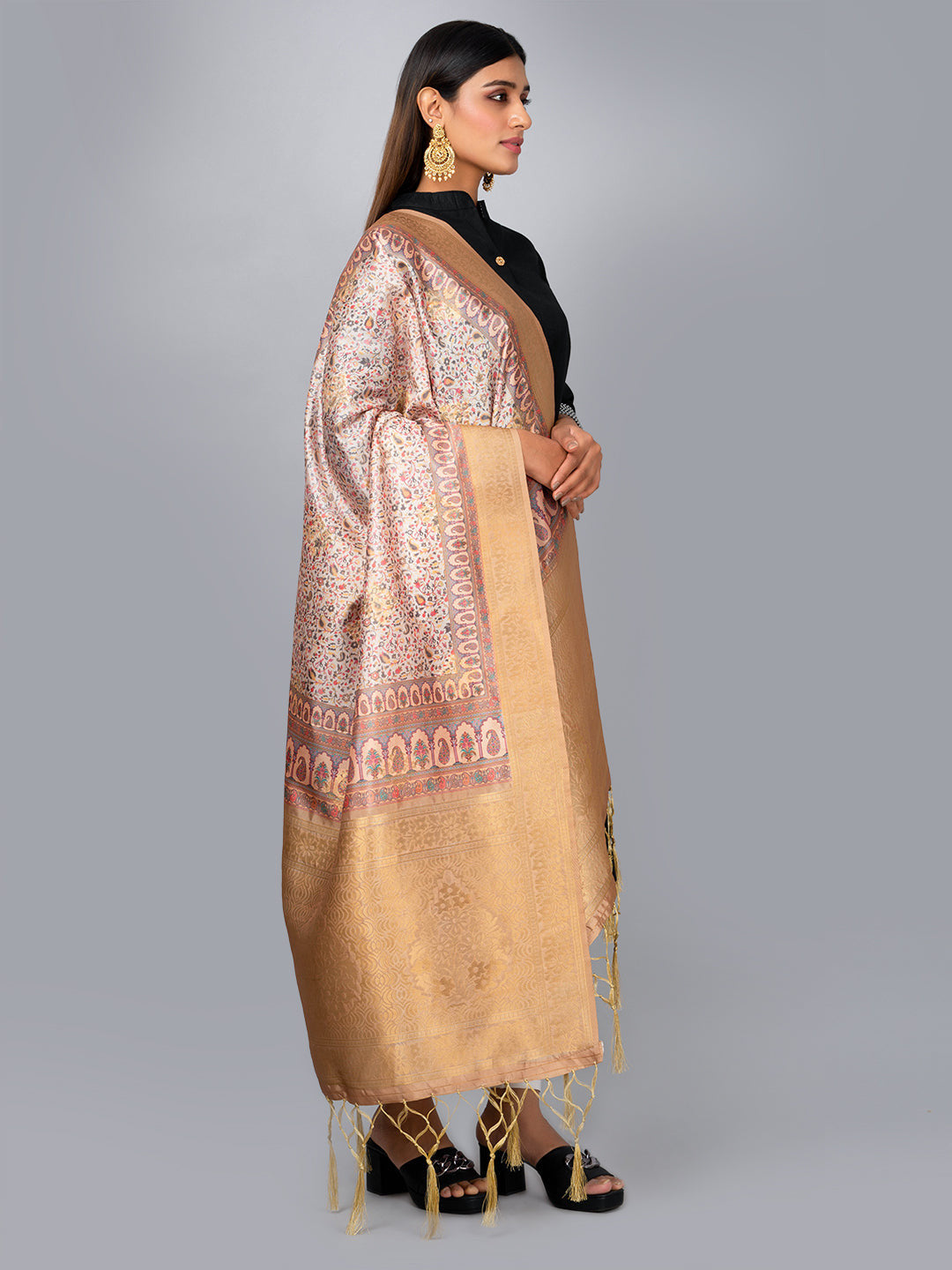 Banarasi Digital Printed Dupatta Ivaara (BDP-7).