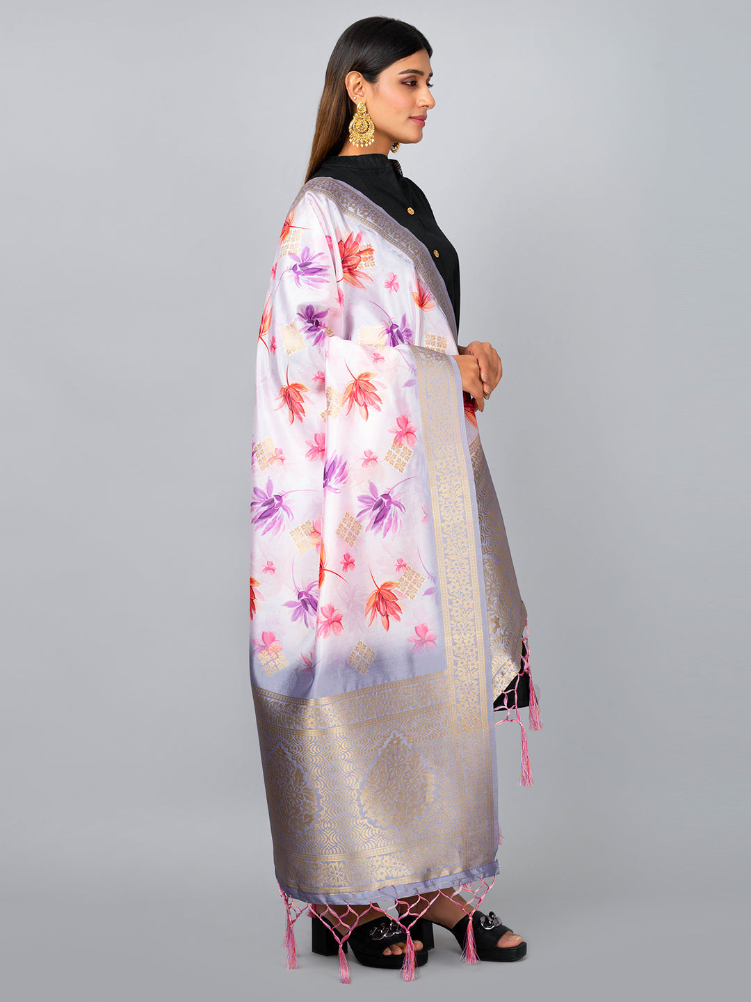 Banarasi Digital Printed Dupatta Ivaara (BDP-8).