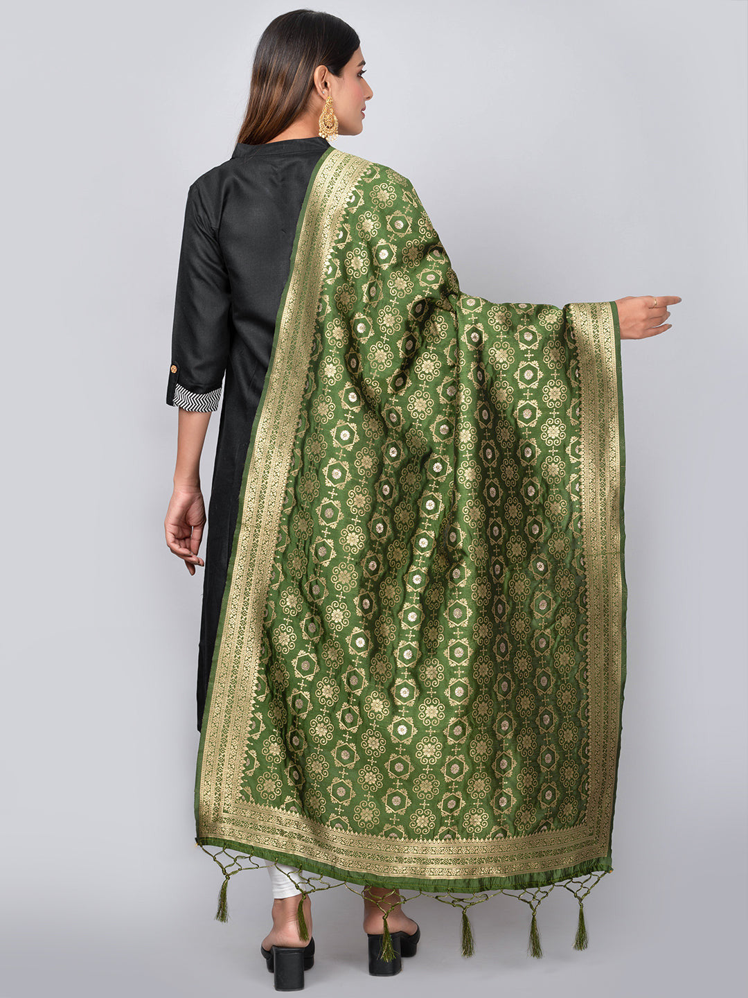 Banarasi Jacquard Weave Dupatta (BSD-11) | Ivaara.