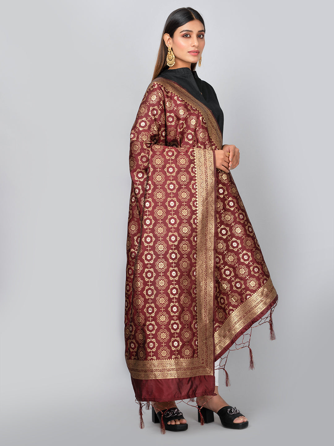 Banarasi Jacquard Weave Dupatta (BSD-16).