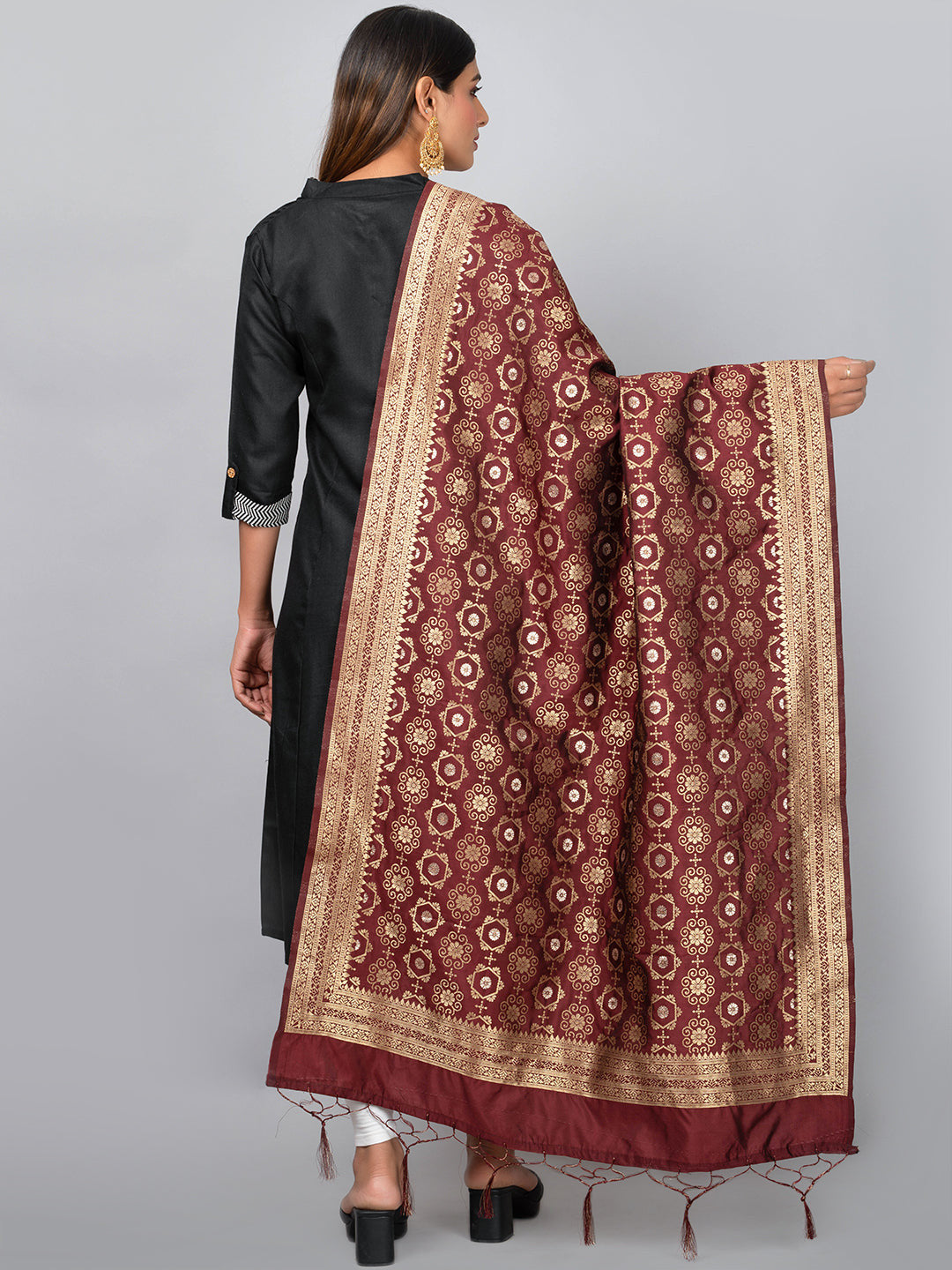 Banarasi Jacquard Weave Dupatta (BSD-16).