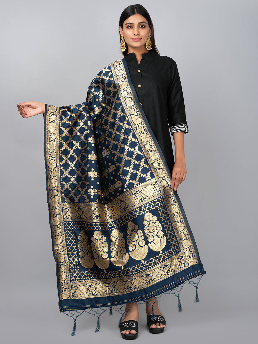 Banarasi Jacquard Weave Dupatta (BSD-20).