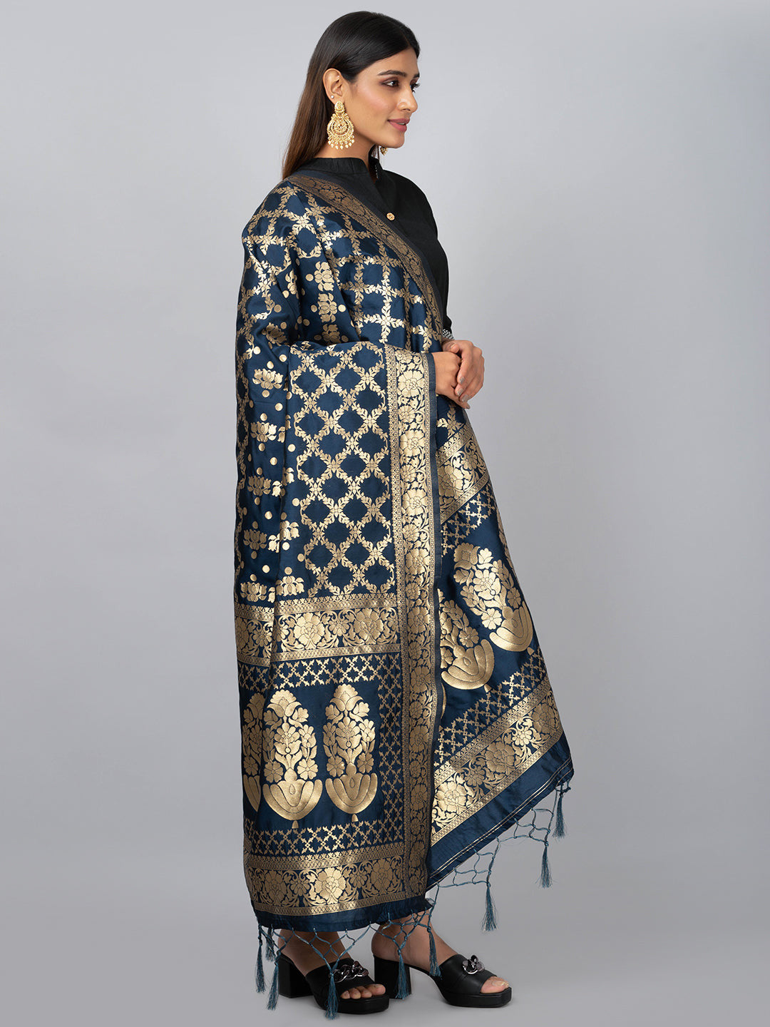 Banarasi Jacquard Weave Dupatta (BSD-20).
