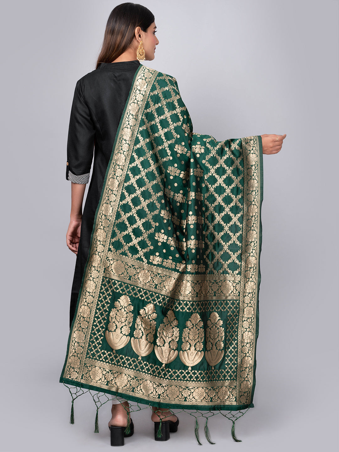 Banarasi Jacquard Weave Dupatta (BSD-3) | Ivaara.