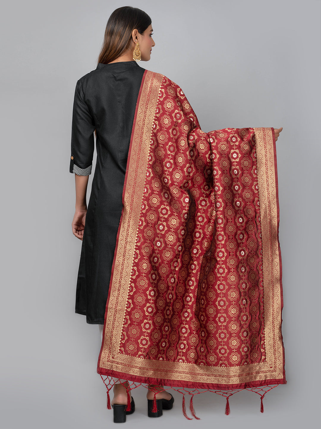 Banarasi Jacquard Weave Dupatta (BSD-6) | Ivaara.