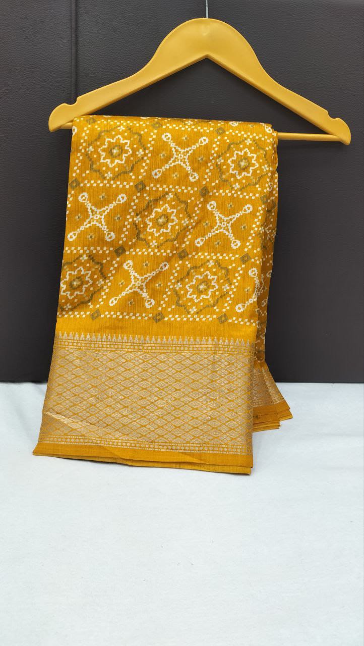 Designer Cotton Blend Saree (CB1) | Ivaara