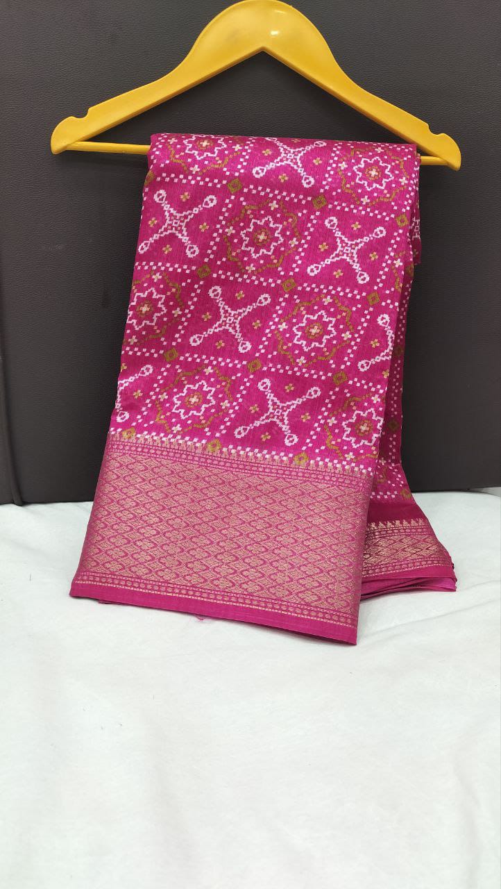 Designer Cotton Blend Saree (CB5) | Ivaara