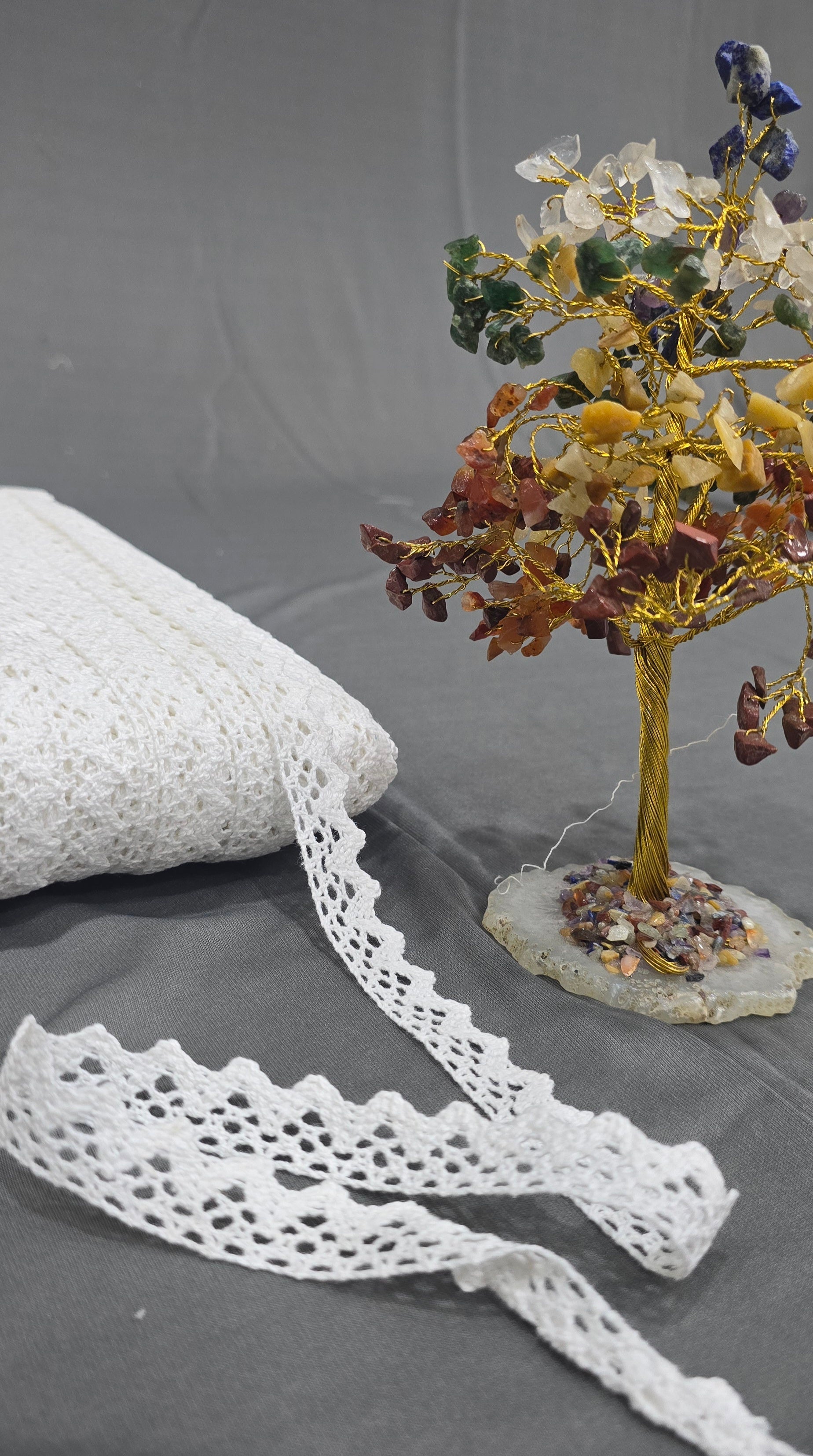 Cotton Dyeable Lace (R-8198) (100mtrs) | IVAARA.