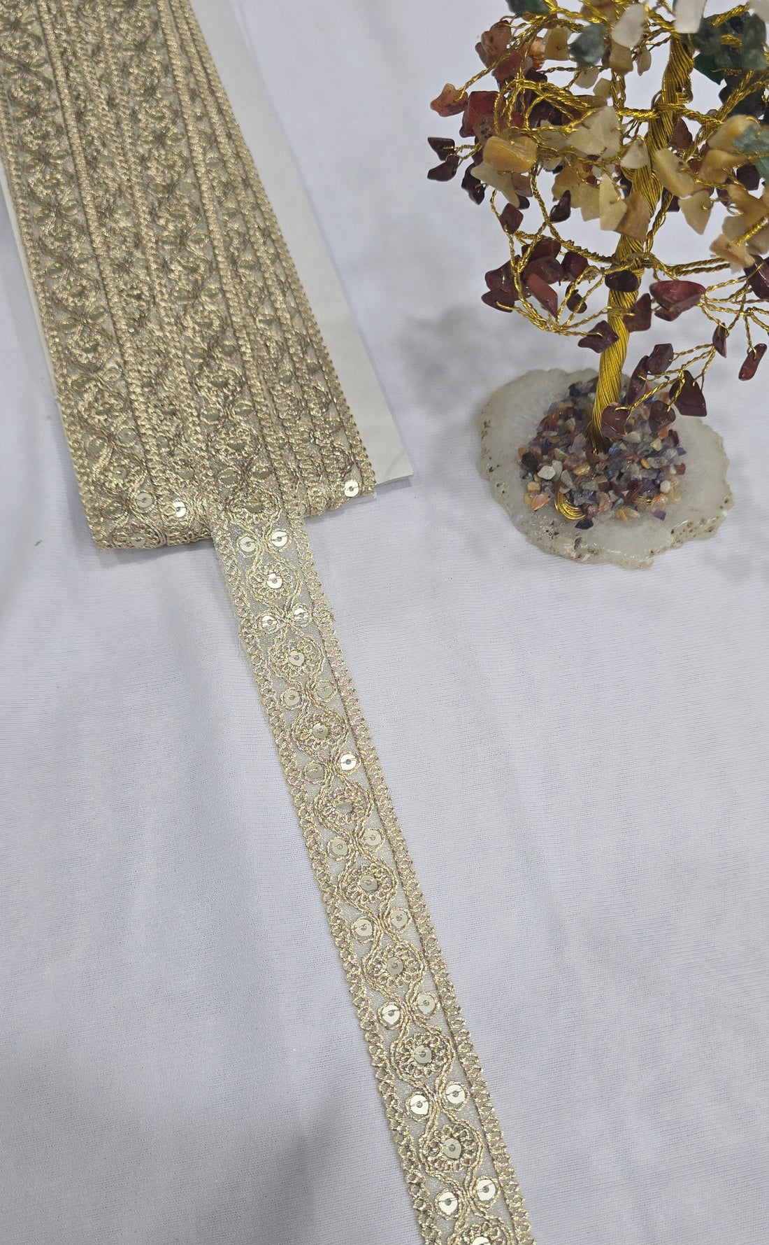 Embroidered Lace (L-5744) (9mtrs) | IVAARA.