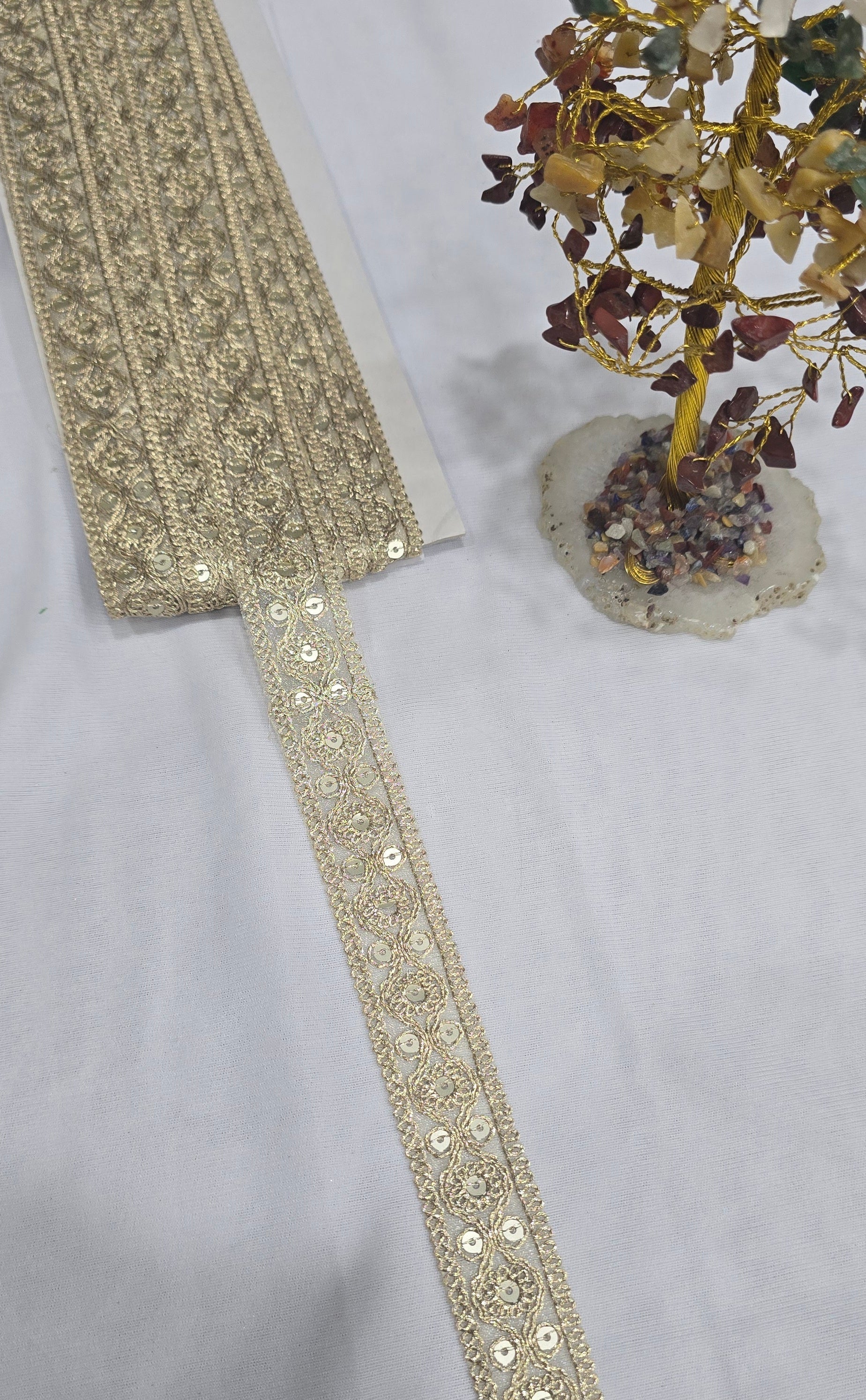 Embroidered Lace (L-5744) (9mtrs) | IVAARA.