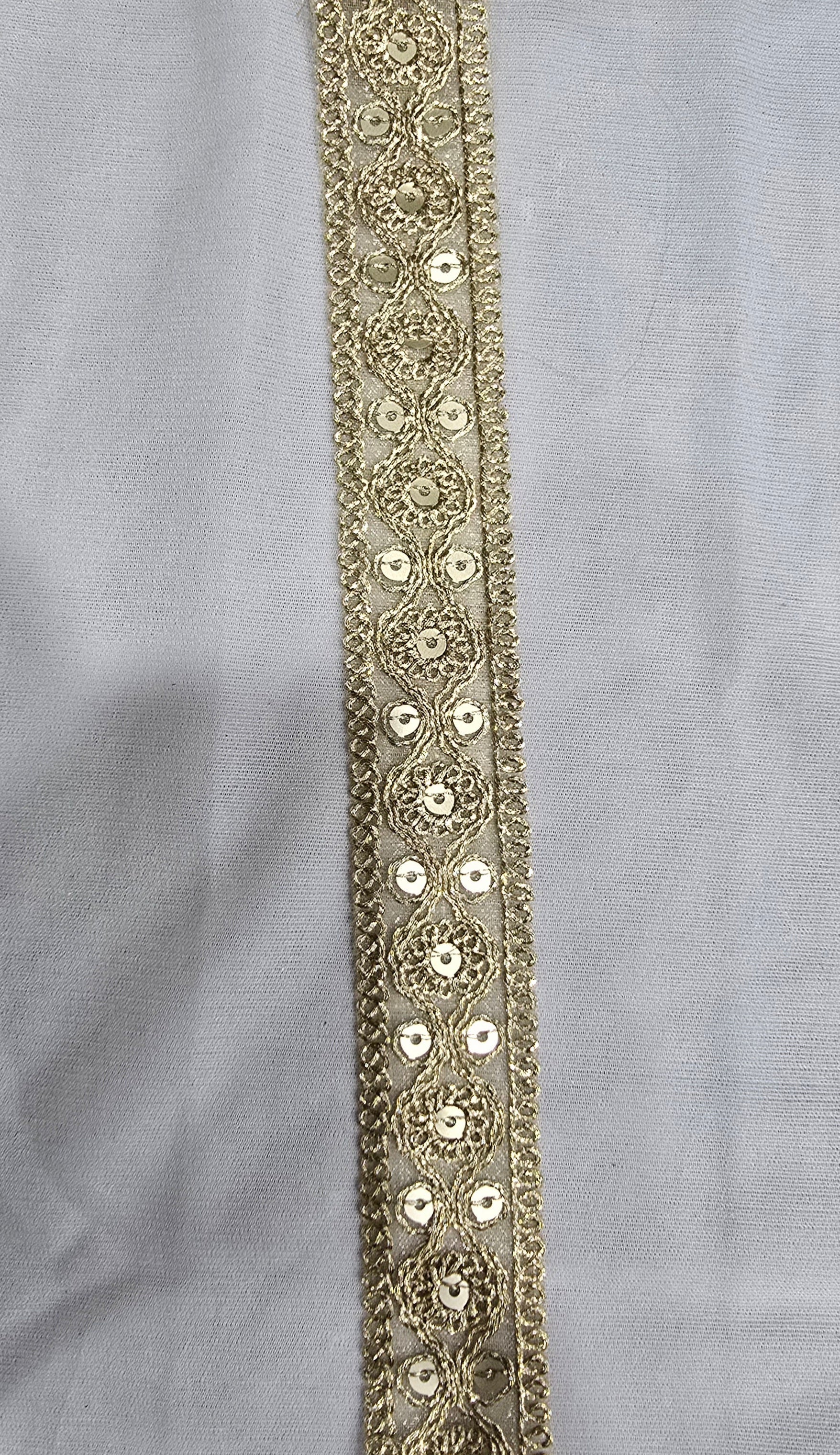 Embroidered Lace (L-5744) (9mtrs) | IVAARA.