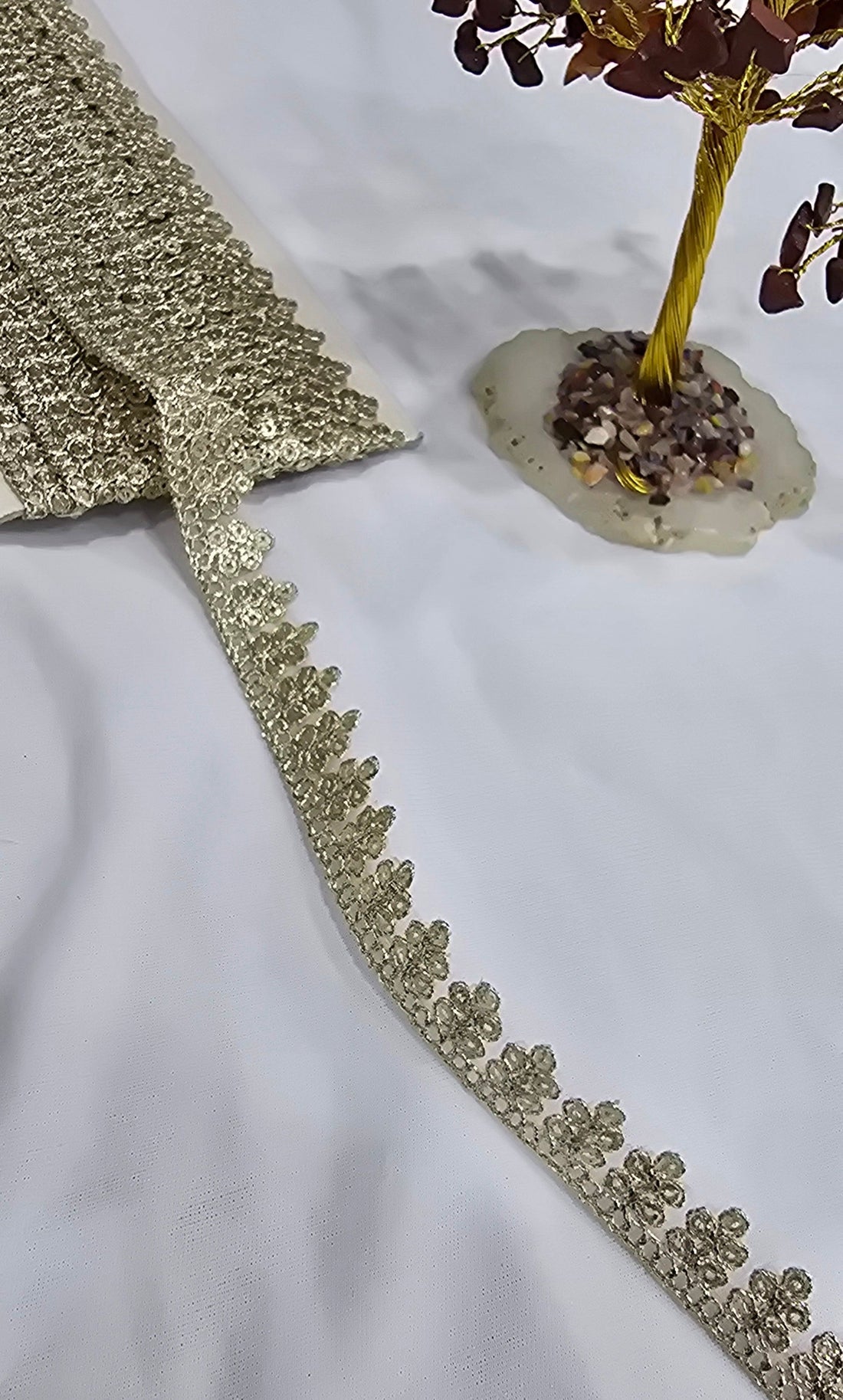Embroidered Lace (L-6012) (9mtrs) | IVAARA.
