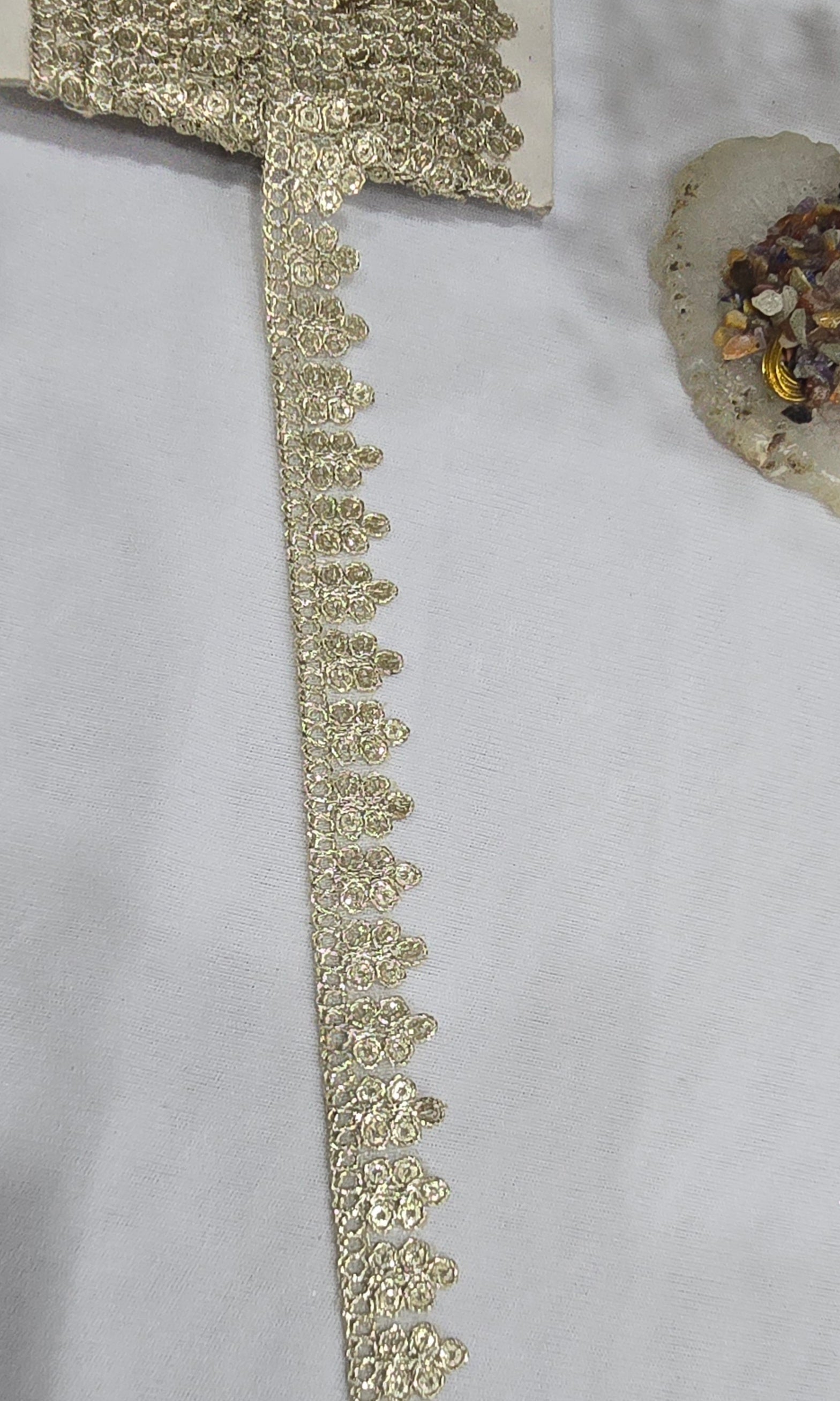 Embroidered Lace (L-6012) (9mtrs) | IVAARA.