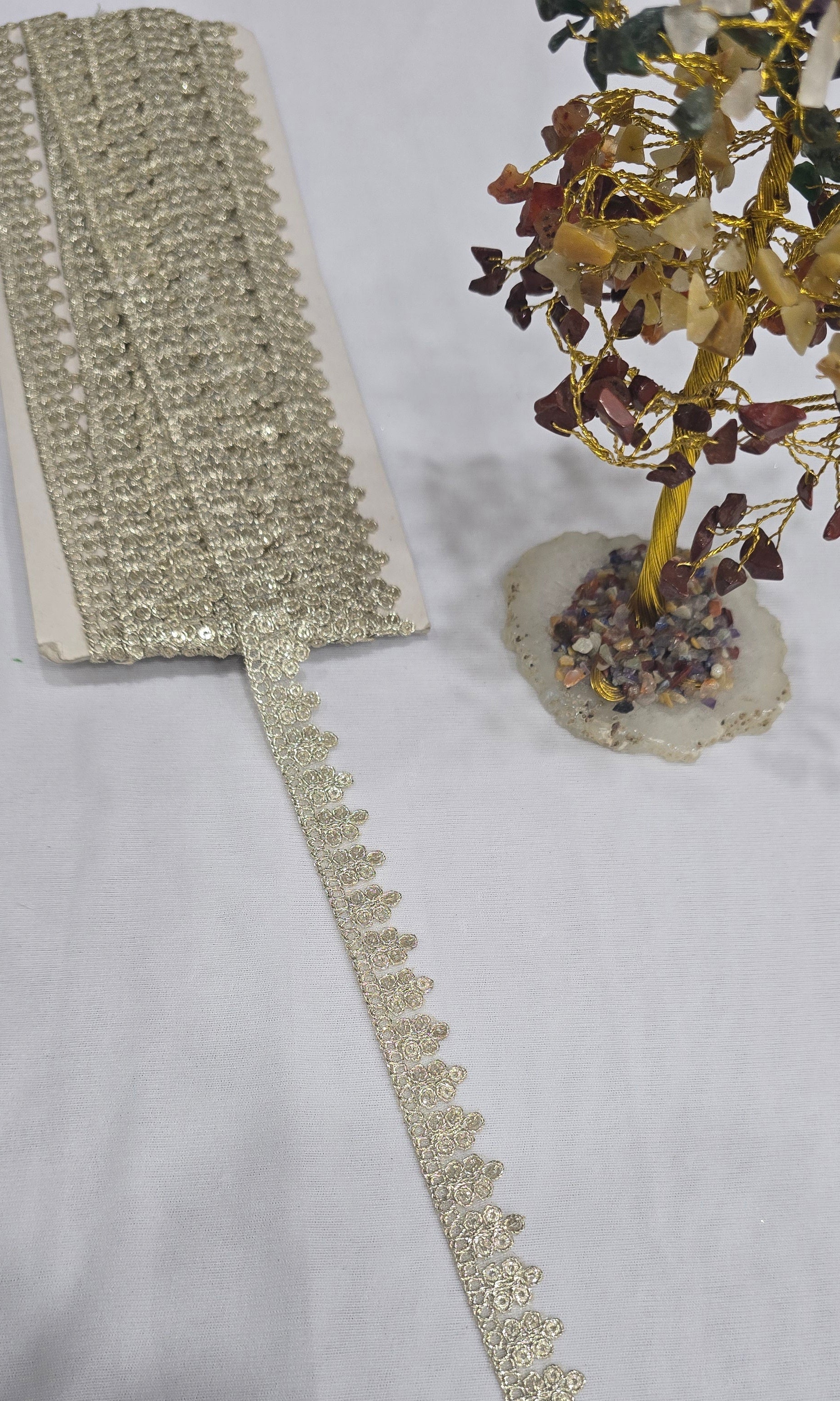 Embroidered Lace (L-6012) (9mtrs) | IVAARA.